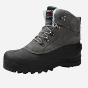 riemot Women's Winter Boots Grey Snow Boots(Upgraded Version)