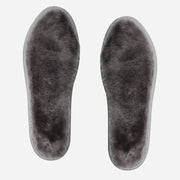 Riemot Sheepskin Insoles for Men Women , Grey Wide, Super Thick Premium Lambswool Insoles for Wellies Slippers Boots