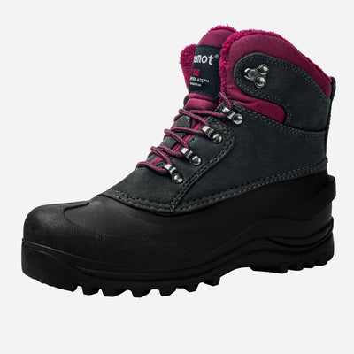 riemot Women's Winter Boots Purple Snow Boots(Upgraded Version)