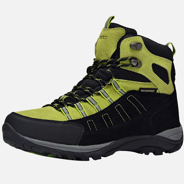 Men Fully Waterproof High Rise Outdoor Hiking Boots