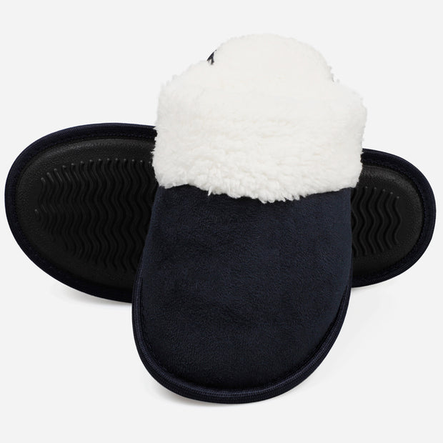 riemot Women's Furry Warm Slippers (Navy)