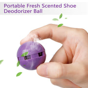 Knixmax Sneaker Deodorizer Balls Odor Eater for Shoes Gym Bag Locker Car Air Freshener Lavender Purple 6 Packs