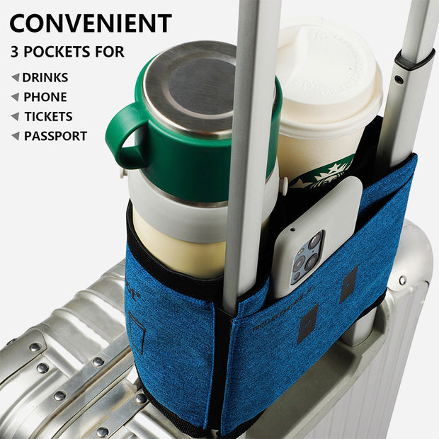 riemot Luggage Travel Cup Holder Perfect Gifts for Frequent Travelers(Custom products & digital designs)
