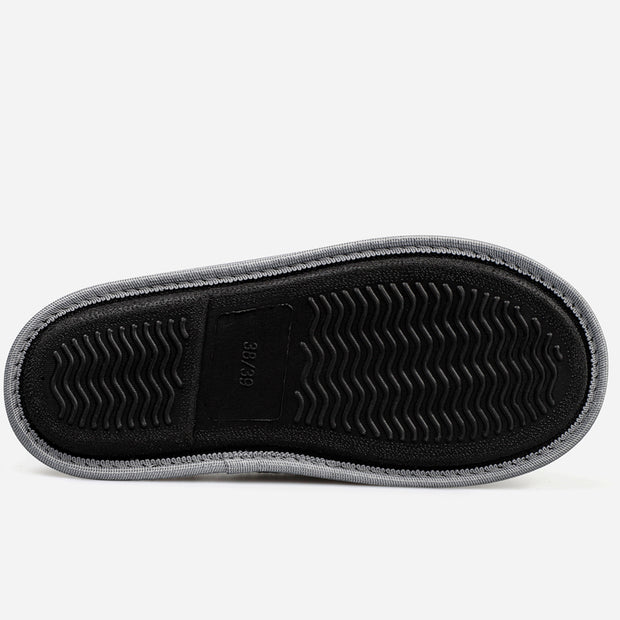 riemot Men's Furry Warm Slippers (Blue)