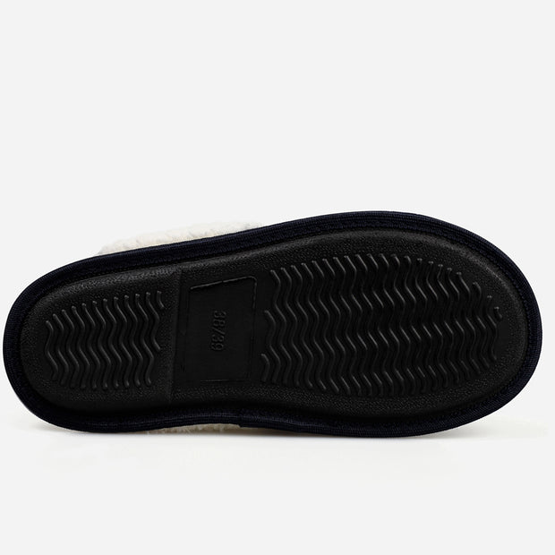 riemot Women's Furry Warm Slippers (Navy)