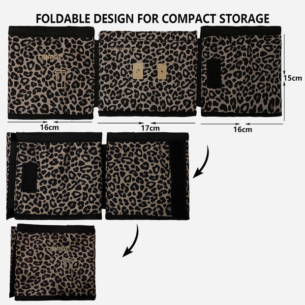 riemot Luggage Travel Cup Caddy Perfect Gifts for Frequent Travelers(Leopard)