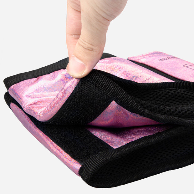 riemot Luggage Travel Cup Holder Perfect Gifts for Frequent Travelers(Glitter Pink)