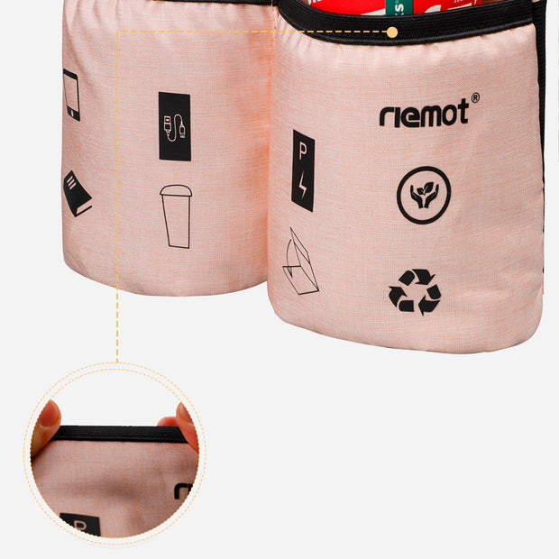 riemot Luggage Travel Cup iPad Tablet Holder - Gifts for Flight Attendants Travelers Accessories Pink