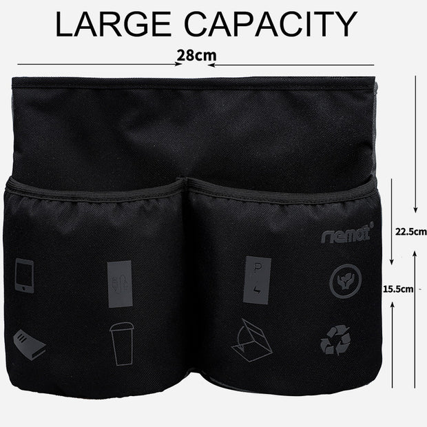 riemot Luggage Travel Cup iPad Tablet Caddy - Gifts for Flight Attendants Travelers Accessories Black