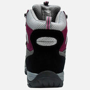 riemot Walking Boots for Women Fuchsia High Rise Outdoor Hiking Shoes