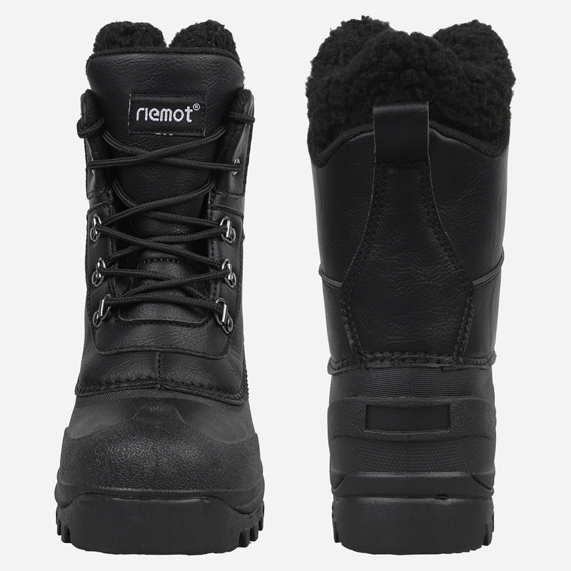 Riemot Winter Snow Boots - Waterproof, Anti-Slip, Warm To -25°C With Fur Collar For Hiking & Camping (Men's & Women's)