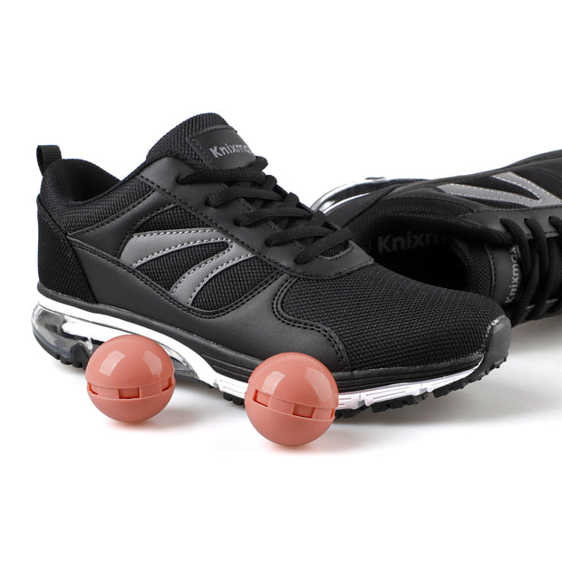 Knixmax Sneaker Deodorizer Balls Odor Eater for Shoes Gym Bag Locker Car Air Freshener Peach Pink 6 Packs