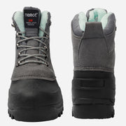 riemot Women's Winter Boots Grey Snow Boots(Upgraded Version)