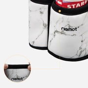 riemot Luggage Travel Cup Holder Perfect Gifts for Frequent Travelers(Leather Marble)