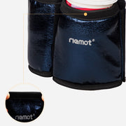 riemot Luggage Travel Cup Holder Perfect Gifts for Frequent Travelers(Glitter Navy)