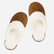 riemot Women's Furry Warm Slippers (Brown)