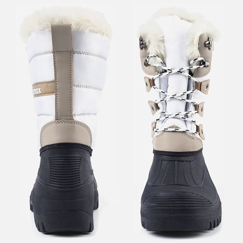 thumbnail image 2 of Knixmax Women’s Insulated Waterproof Winter Snow Boots – Fur Lined, Non-Slip, Mid-Calf, Sizes 7-12 2 of 5