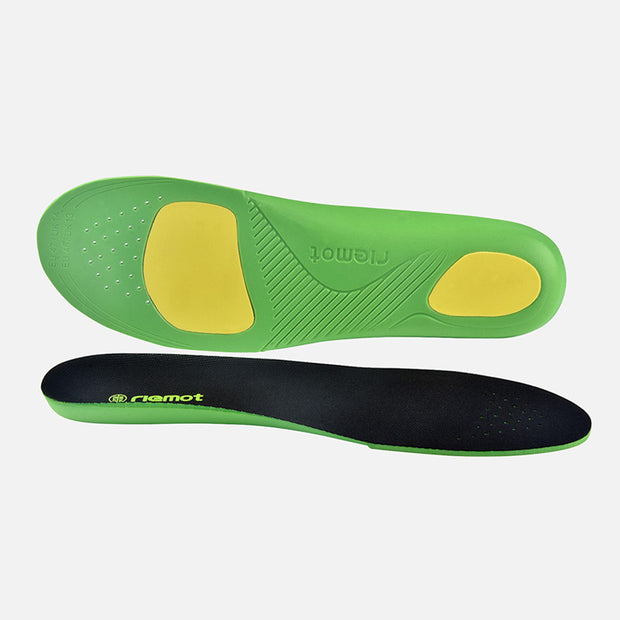 riemot Men's Orthotic Sport Insoles Black Full Length Inner Soles with Arch Support