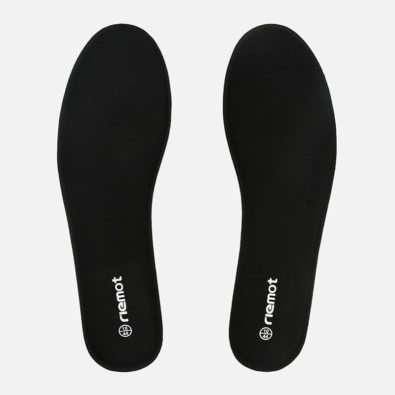 riemot Men's Memory Foam Insoles Black Innersoles for Running