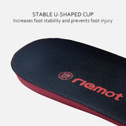 Riemot Women's Black Soles with Arch Support